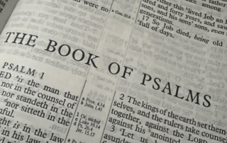 Bible page The Book of Psalms