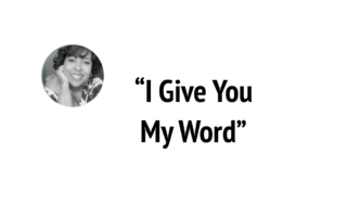 I Give You My Word by Wilma Hollis