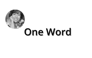 One Word by Wilma Hollis