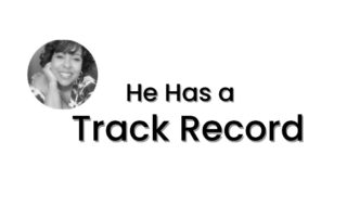 He Has a Track Record by Wilma Hollis Featured Image
